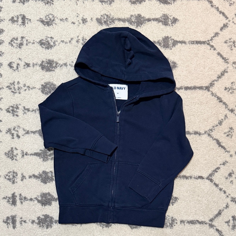 Old Navy Kids Dark Blue Full-Zip Hoodie
